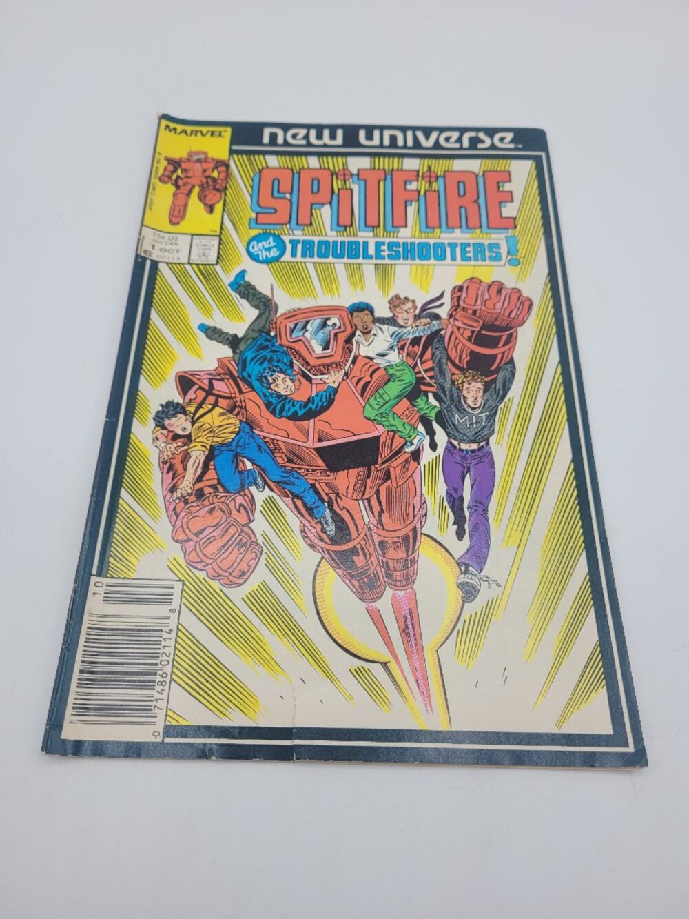 Marvel Comic Spitfire And The Trouble Shooters! #1 Oct 1986 VF/VG